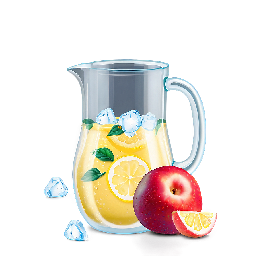 Iced Lemonade Pitcher Png 05252024