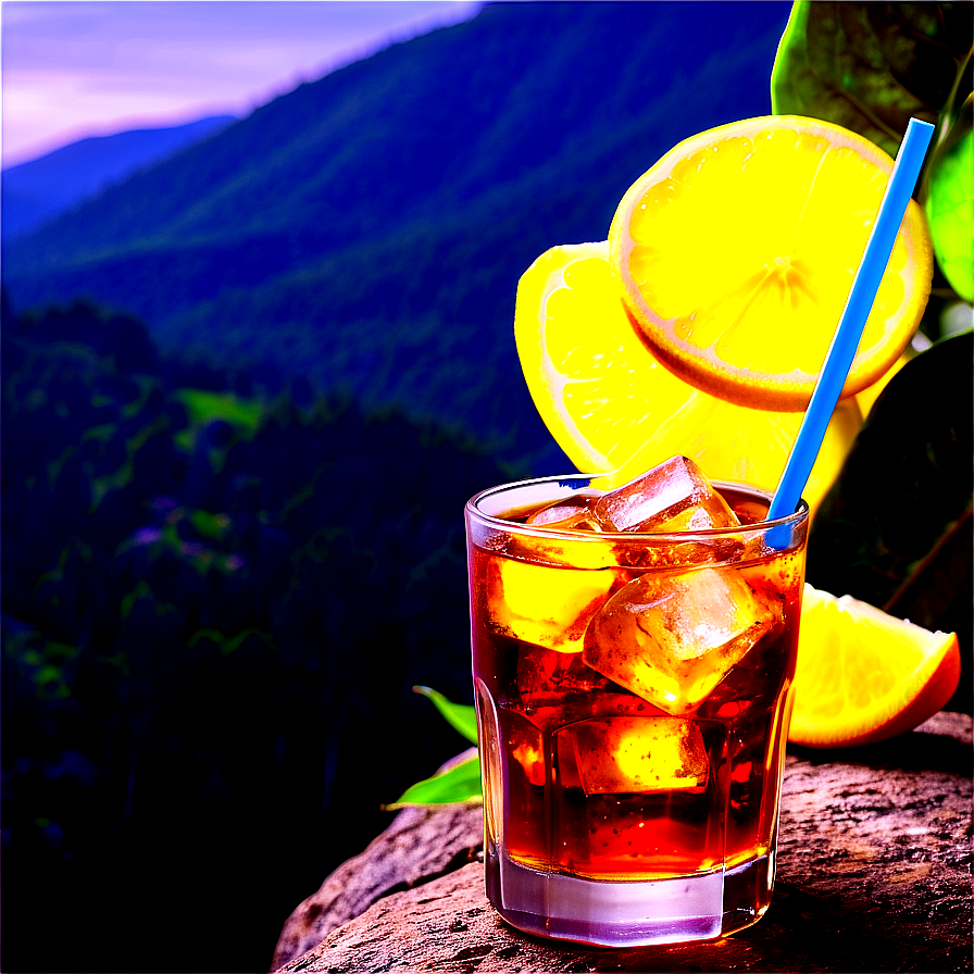 Iced Tea On Rocks Png 28