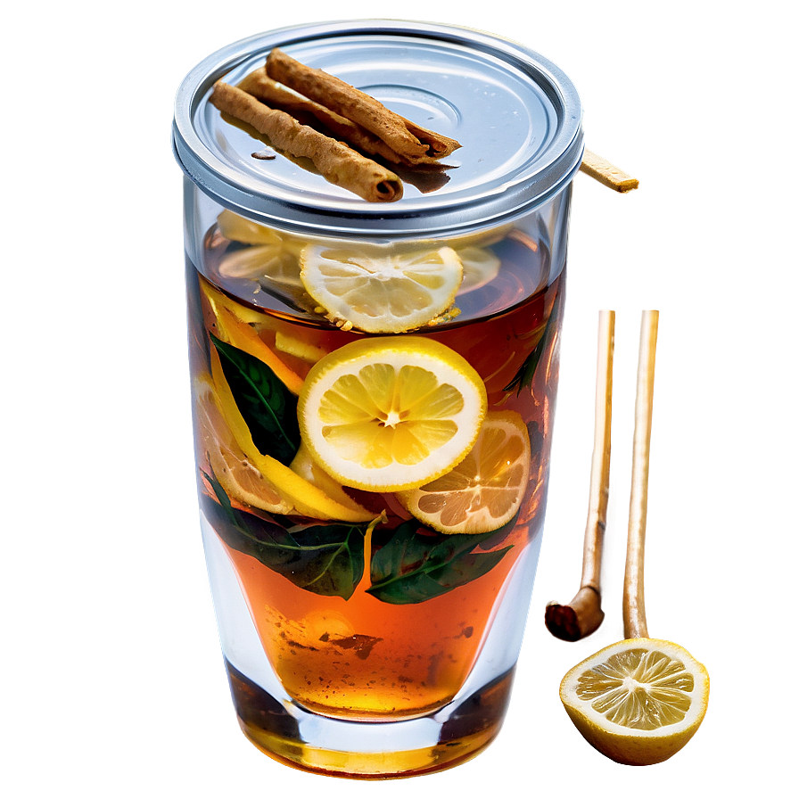 Iced Tea With Ginger Zest Png 77