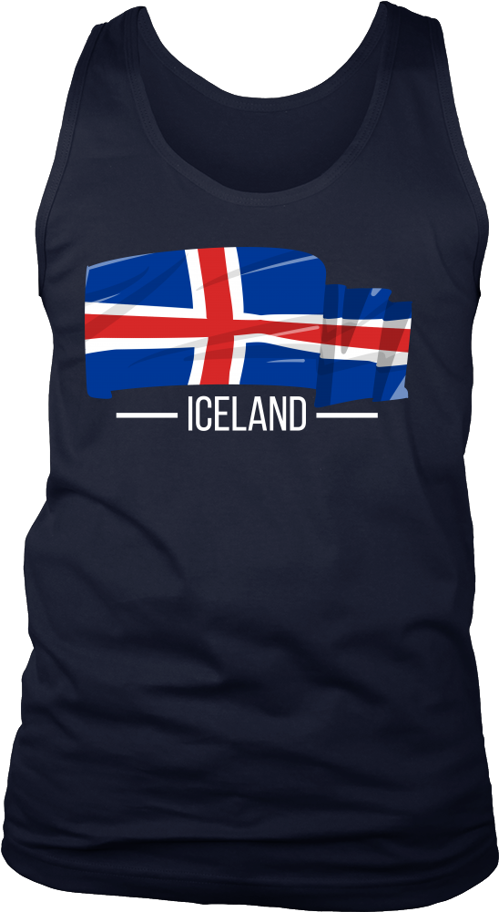 Iceland Flag Tank Top