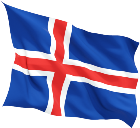 Icelandic Flag Waving