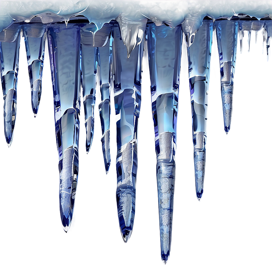 Icicles And Snow Branches Png 04292024