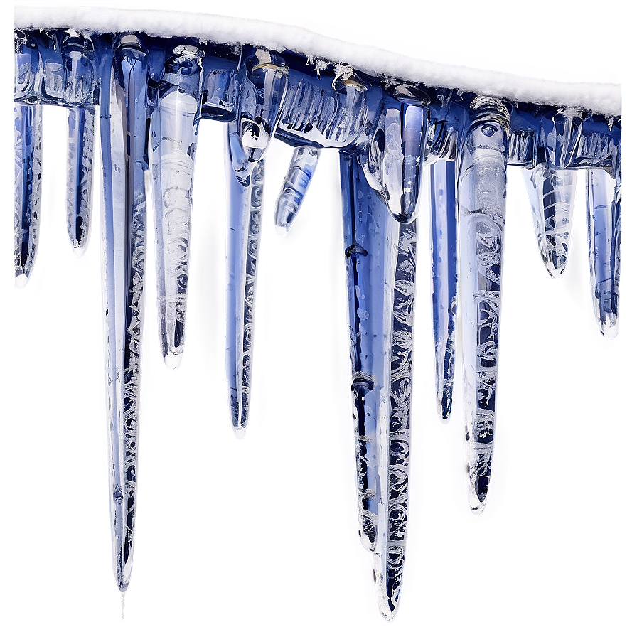 Icicles And Snow Branches Png 10