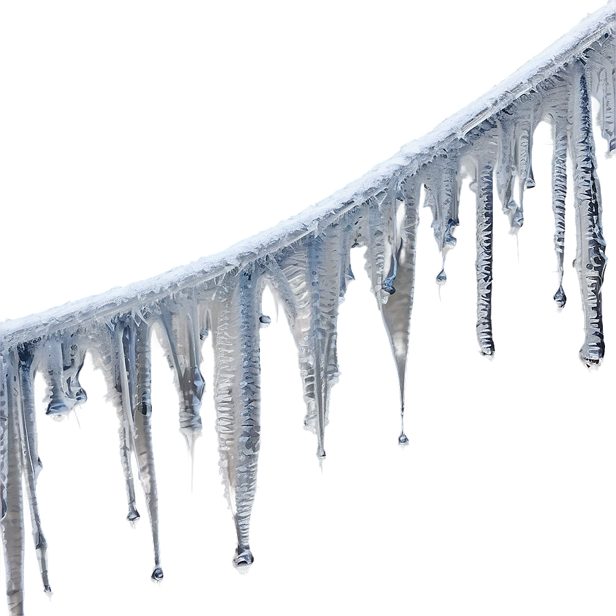 Icicles Hanging From Spider Web