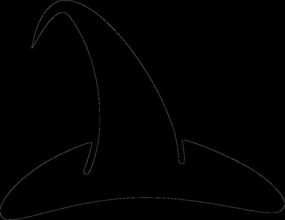 Iconic Black Witch Hat Silhouette