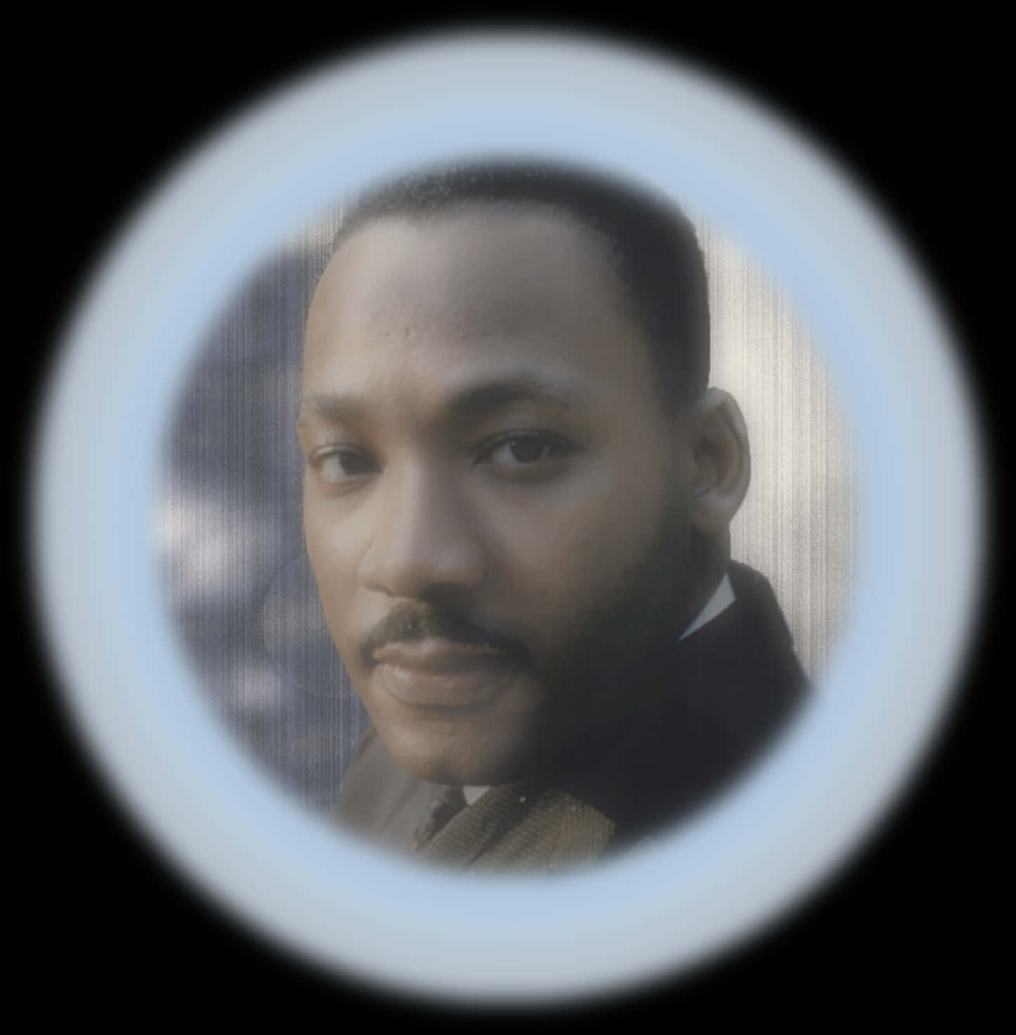 Iconic Civil Rights Leader Portrait