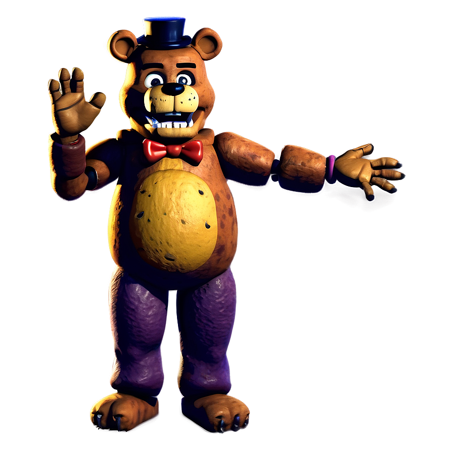 Iconic Freddy Fazbear Pose Png Qrc52