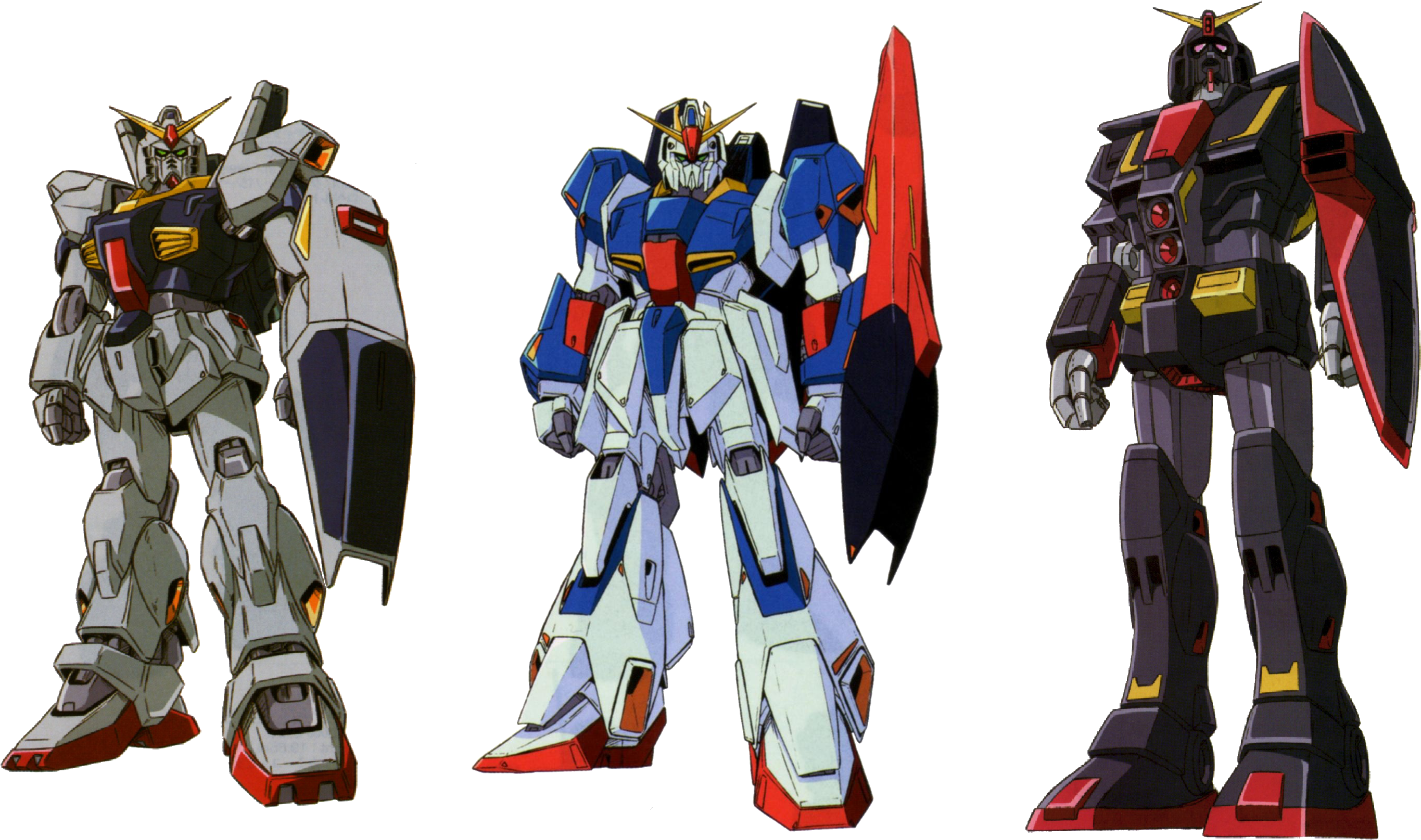 Iconic Gundam Mecha Trios