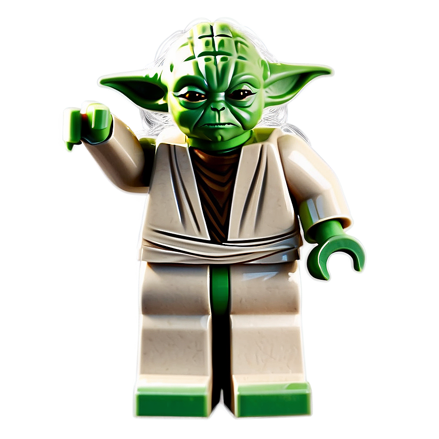 Iconic Lego Yoda Pose Png Utm73