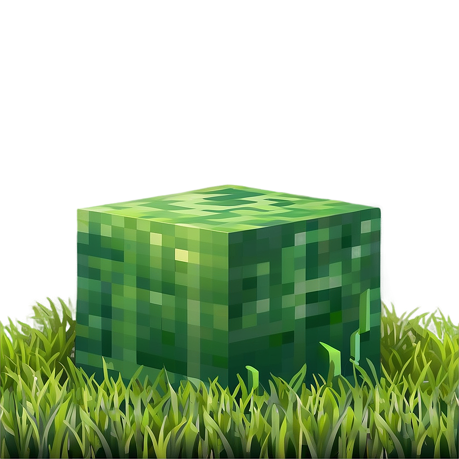 Iconic Minecraft Grass Block Png 05252024