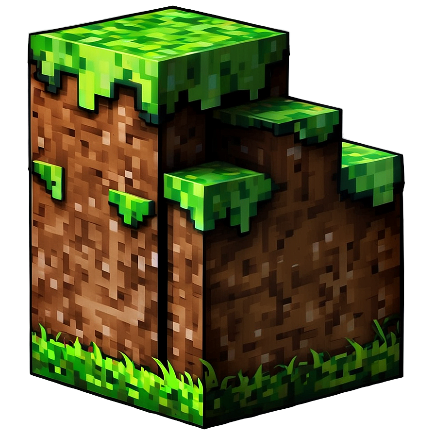 Iconic Minecraft Grass Block Png Iqn5