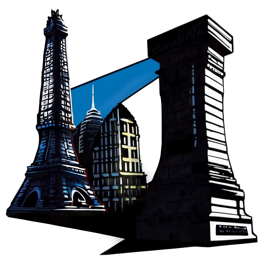 Iconic Monument Silhouette Png Msr42