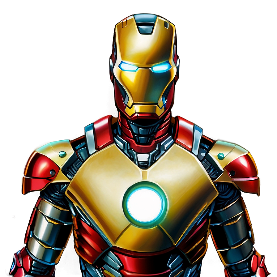 Iconic Red And Gold Iron Man Suit Png 06292024