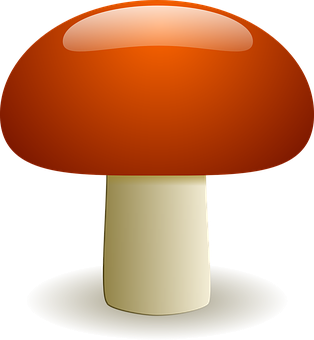 Iconic Red Mushroom Graphic