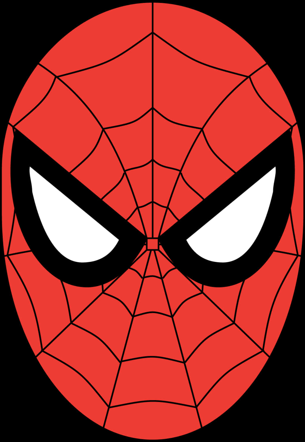 Iconic Spiderman Mask Graphic