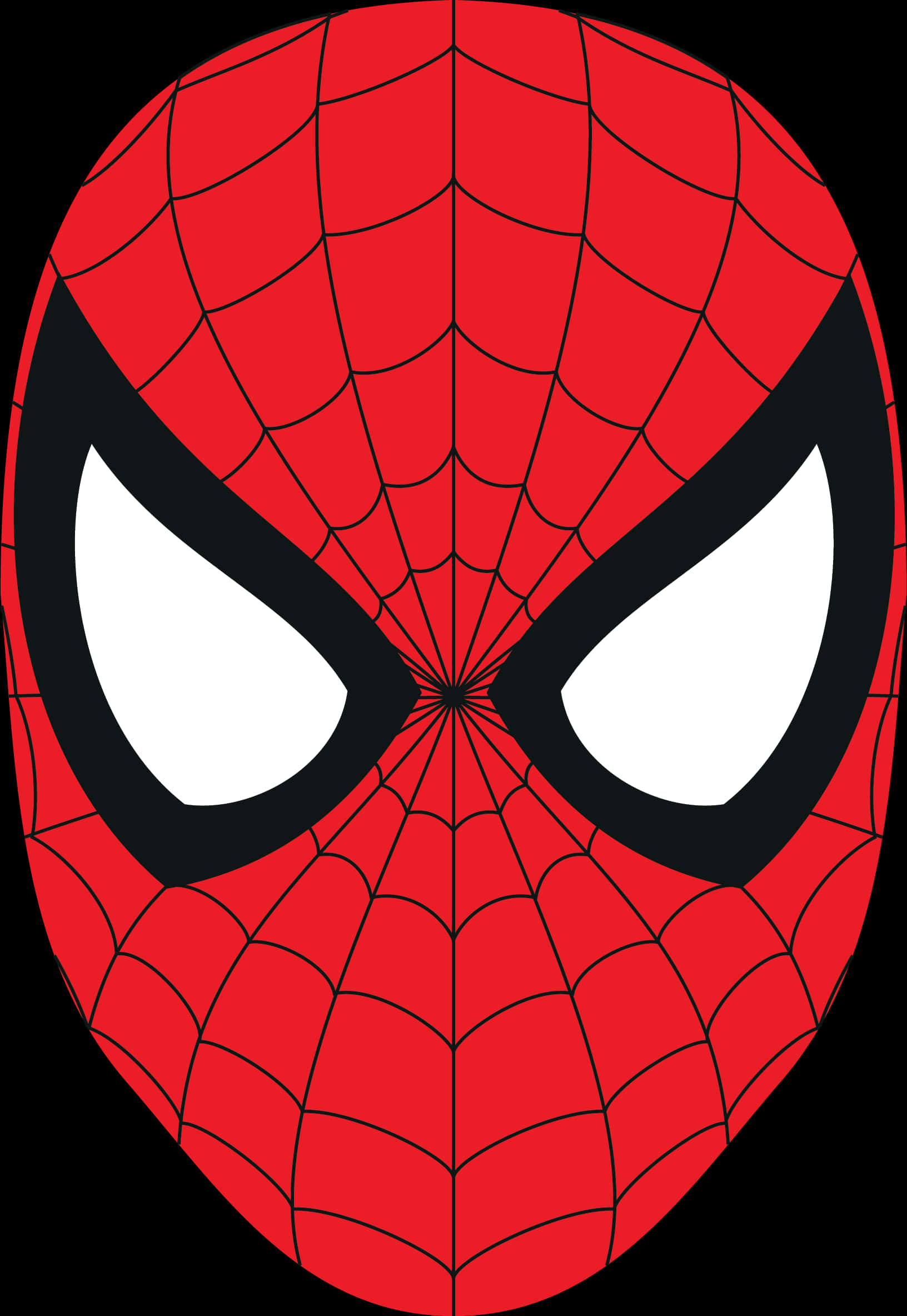 Iconic Spiderman Mask Graphic