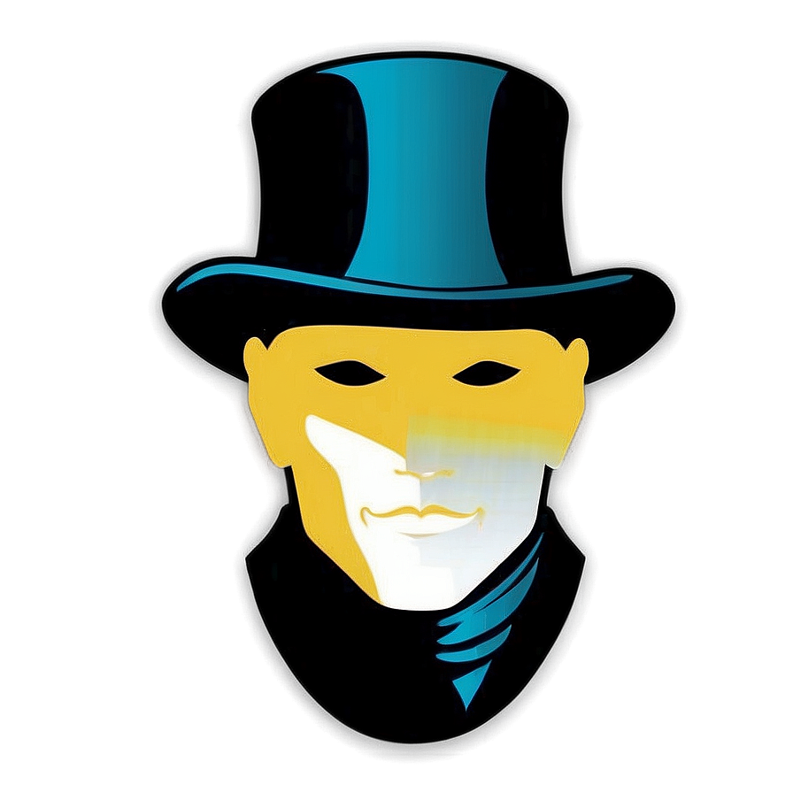 Iconic Top Hat Silhouette Png 05042024