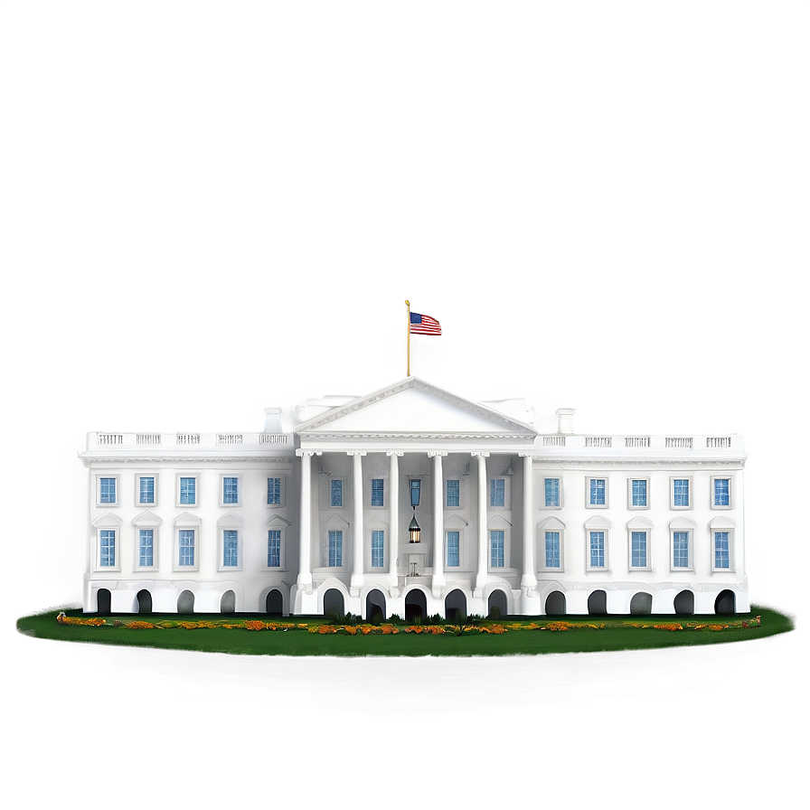 Iconic White House Facade Png 50