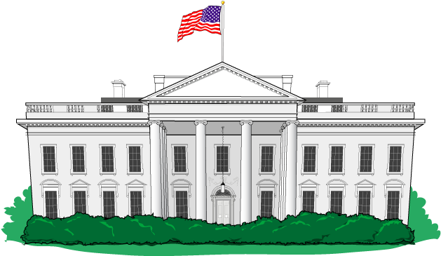 Iconic White House Illustration