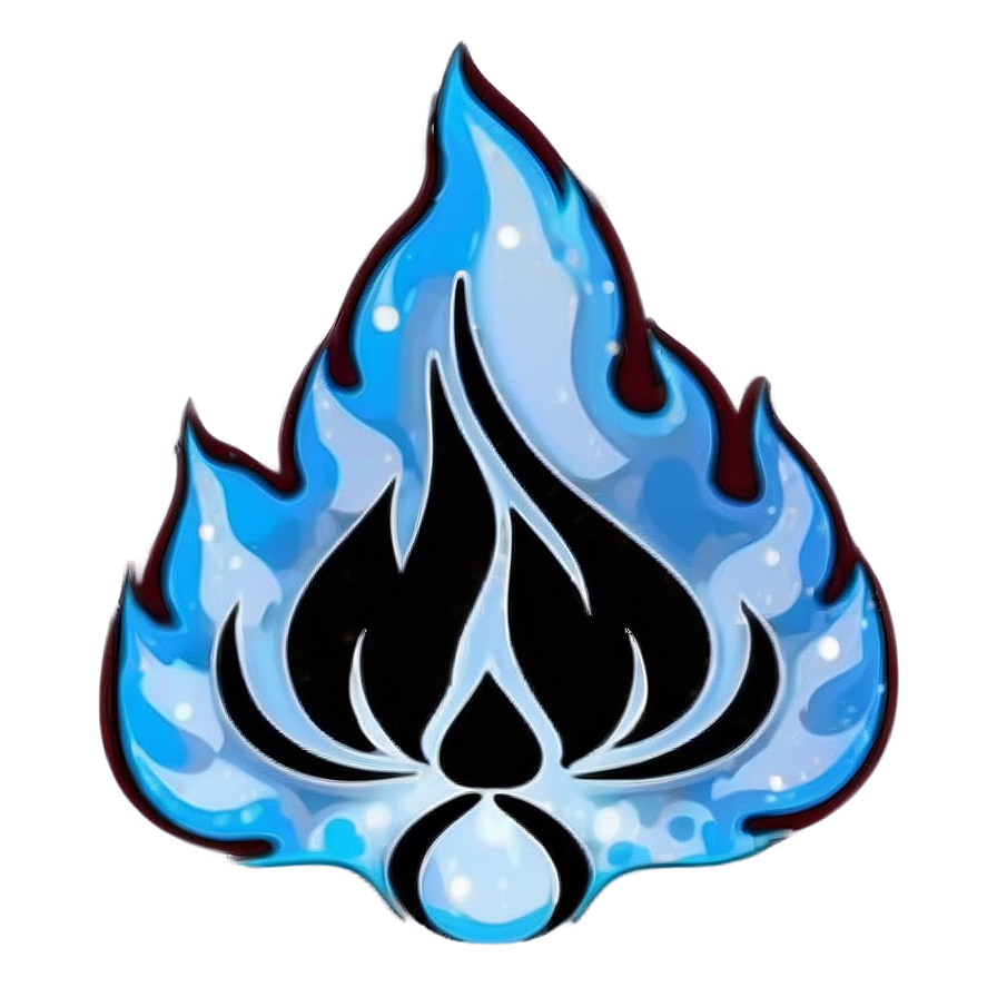 Icy Blue Flames Png 06122024