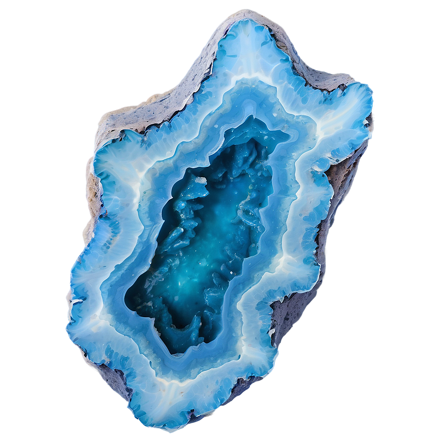 Icy Blue Geode Png 73