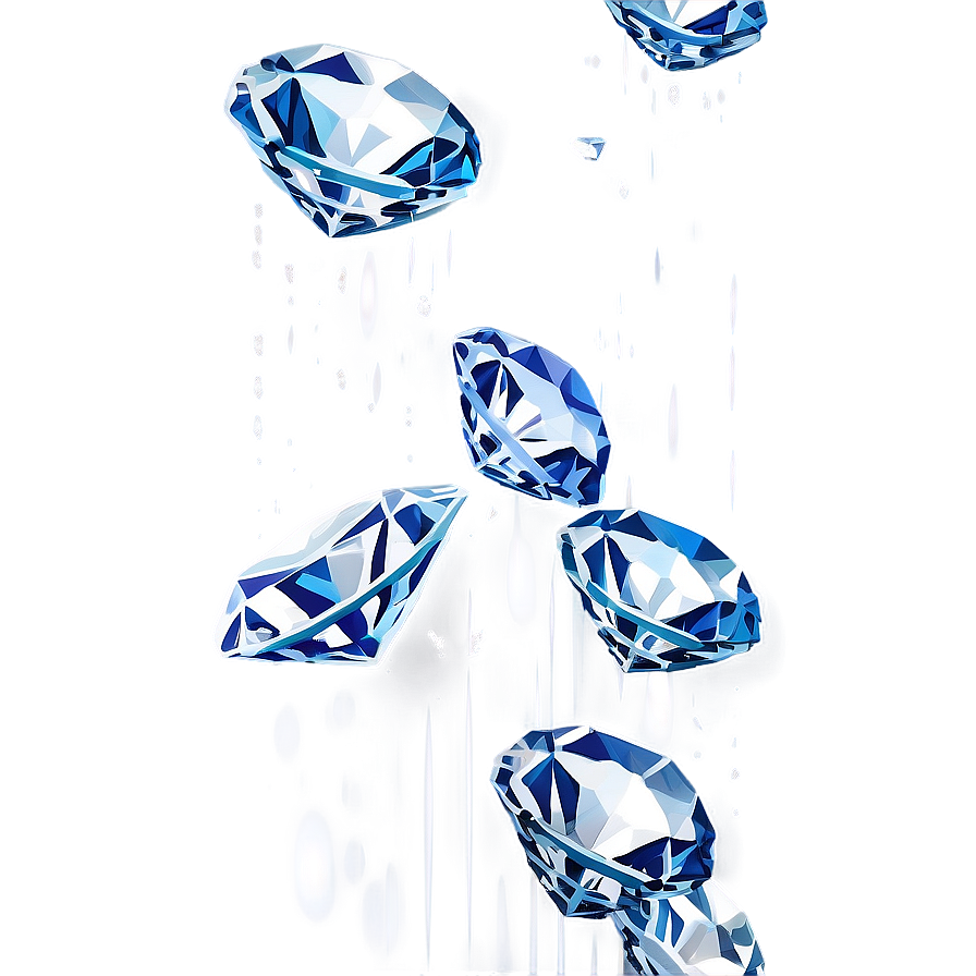 Icy Diamonds Falling Png 81