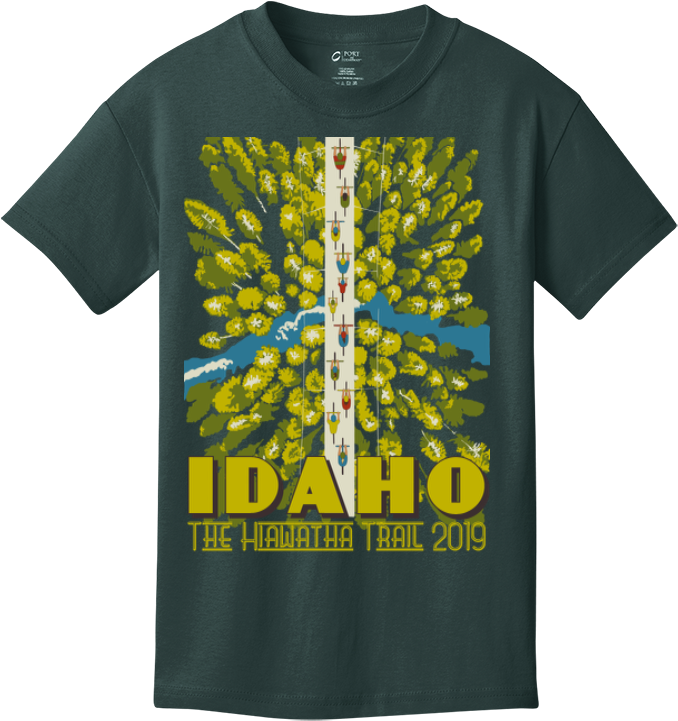 Idaho Hiawatha Trail2019 T Shirt Design