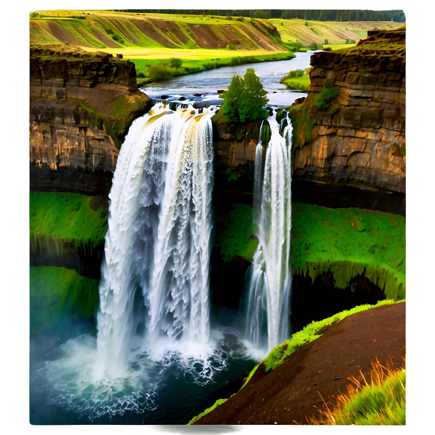 Idyllic Palouse Falls Png 06292024