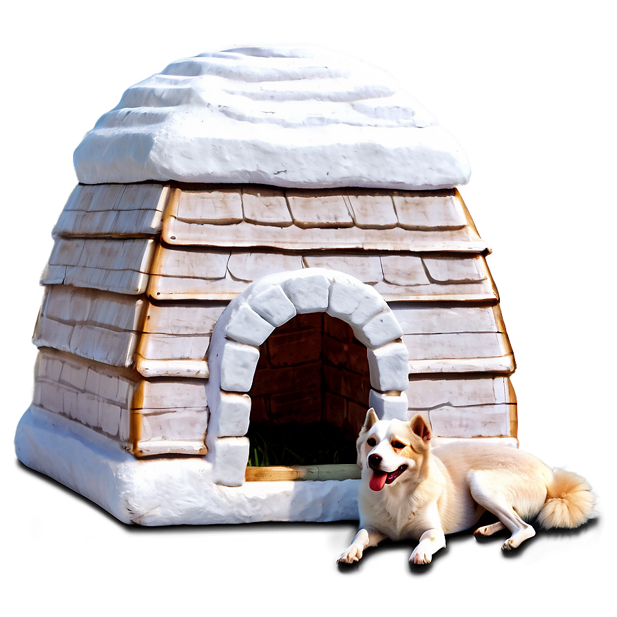 Igloo Dog House Png 06122024