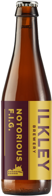 Ilkley Brewery Notorious F I G Beer Bottle