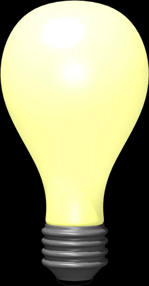 Illuminated Light Bulb