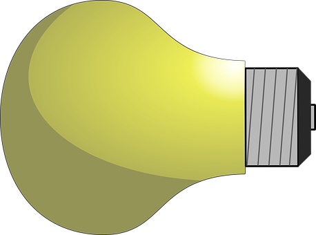 Illuminated Lightbulb Graphic