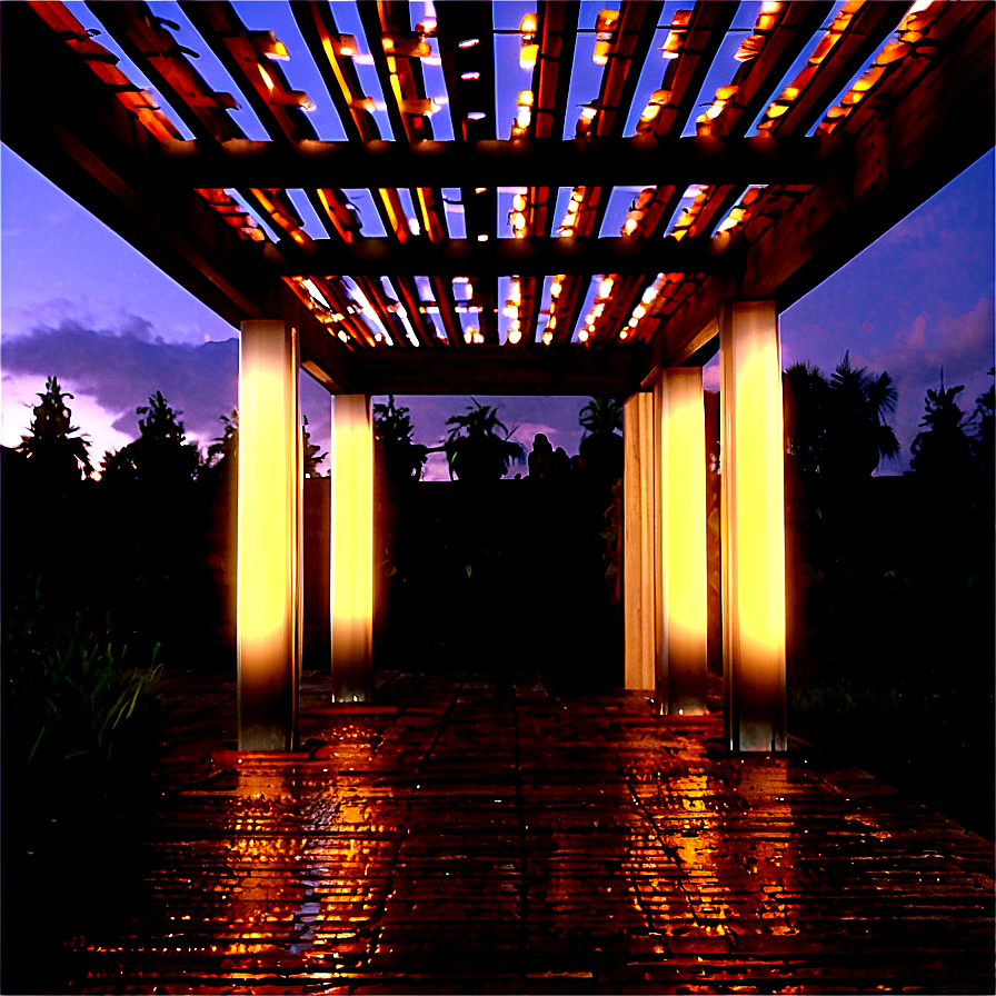 Illuminated Pergola Png 31