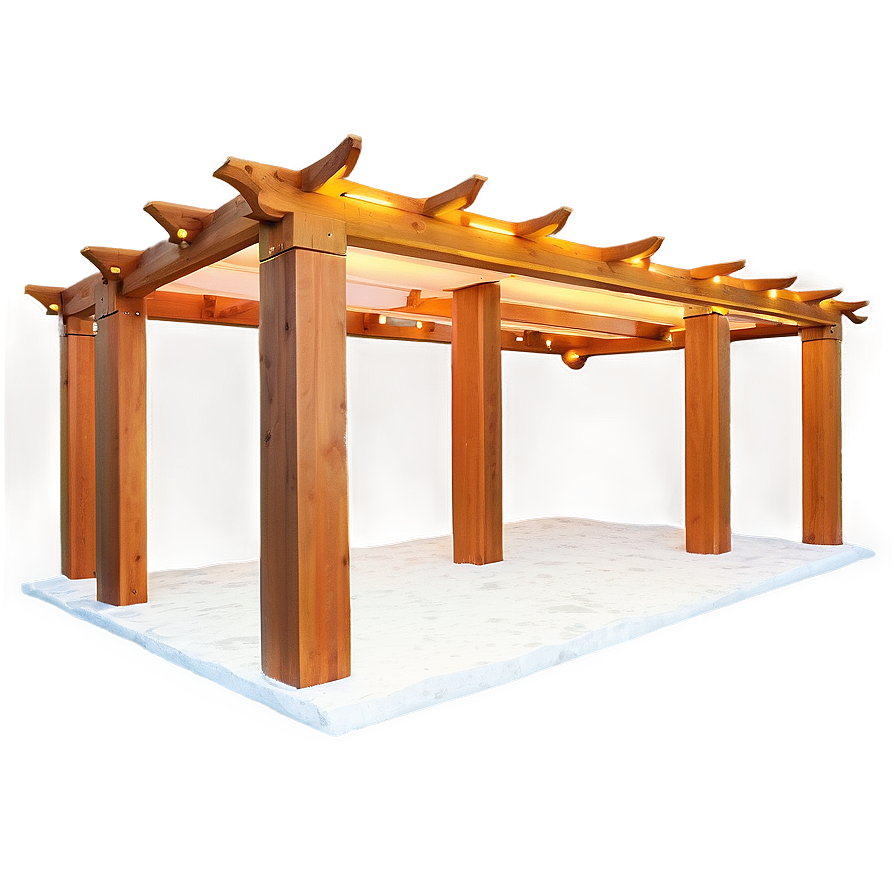 Illuminated Pergola Png Qai27