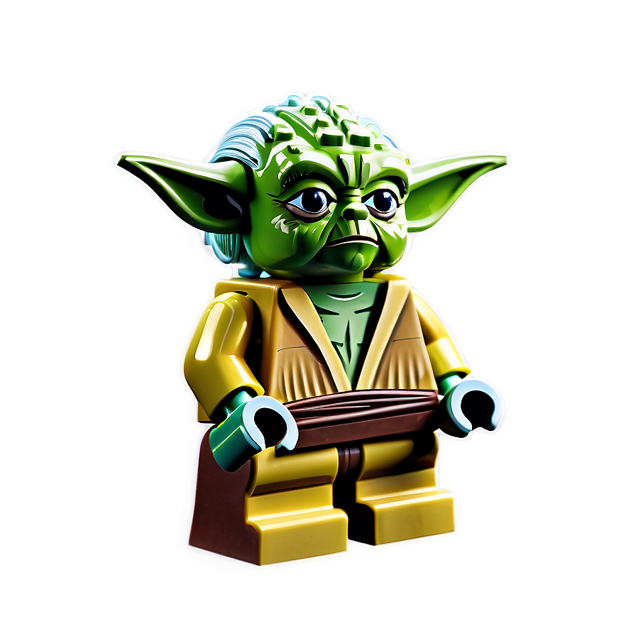 Illustrated Lego Yoda Guide Png Kpg