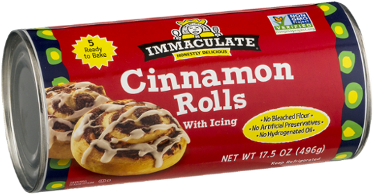 Immaculate Cinnamon Rolls Can