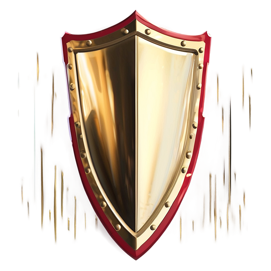 Impenetrable Gold Shield Png 80