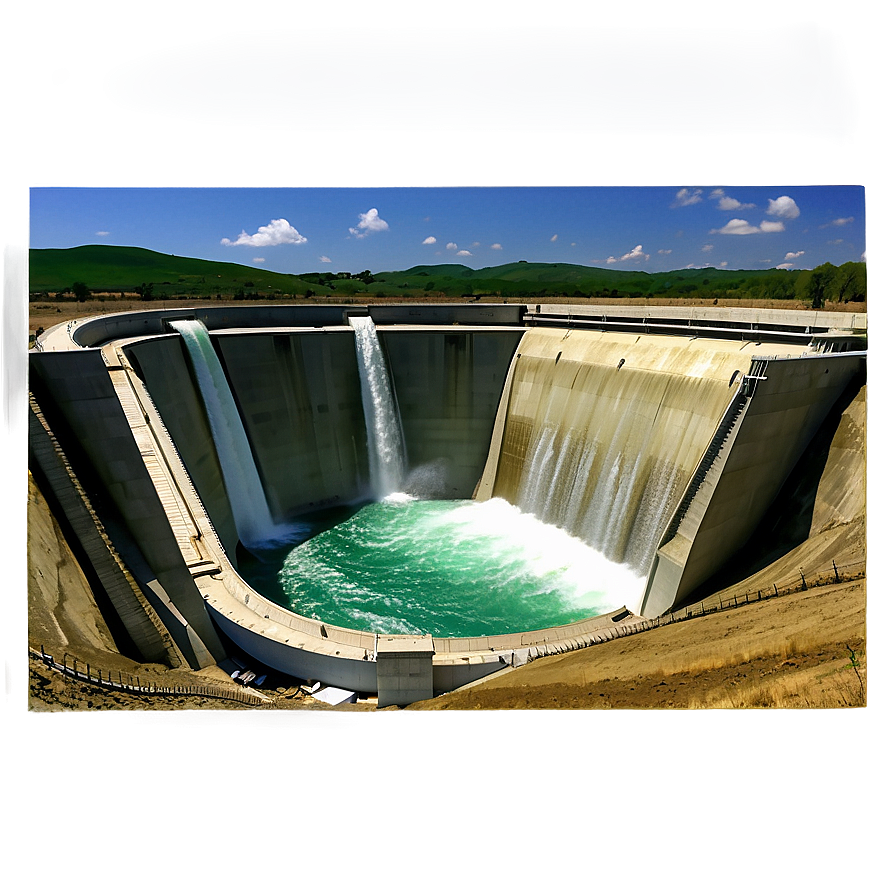 Impressive Spillway Design Dam Png 06292024