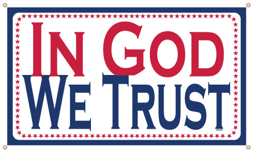 In God We Trust Signage