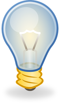 Incandescent Light Bulb Graphic