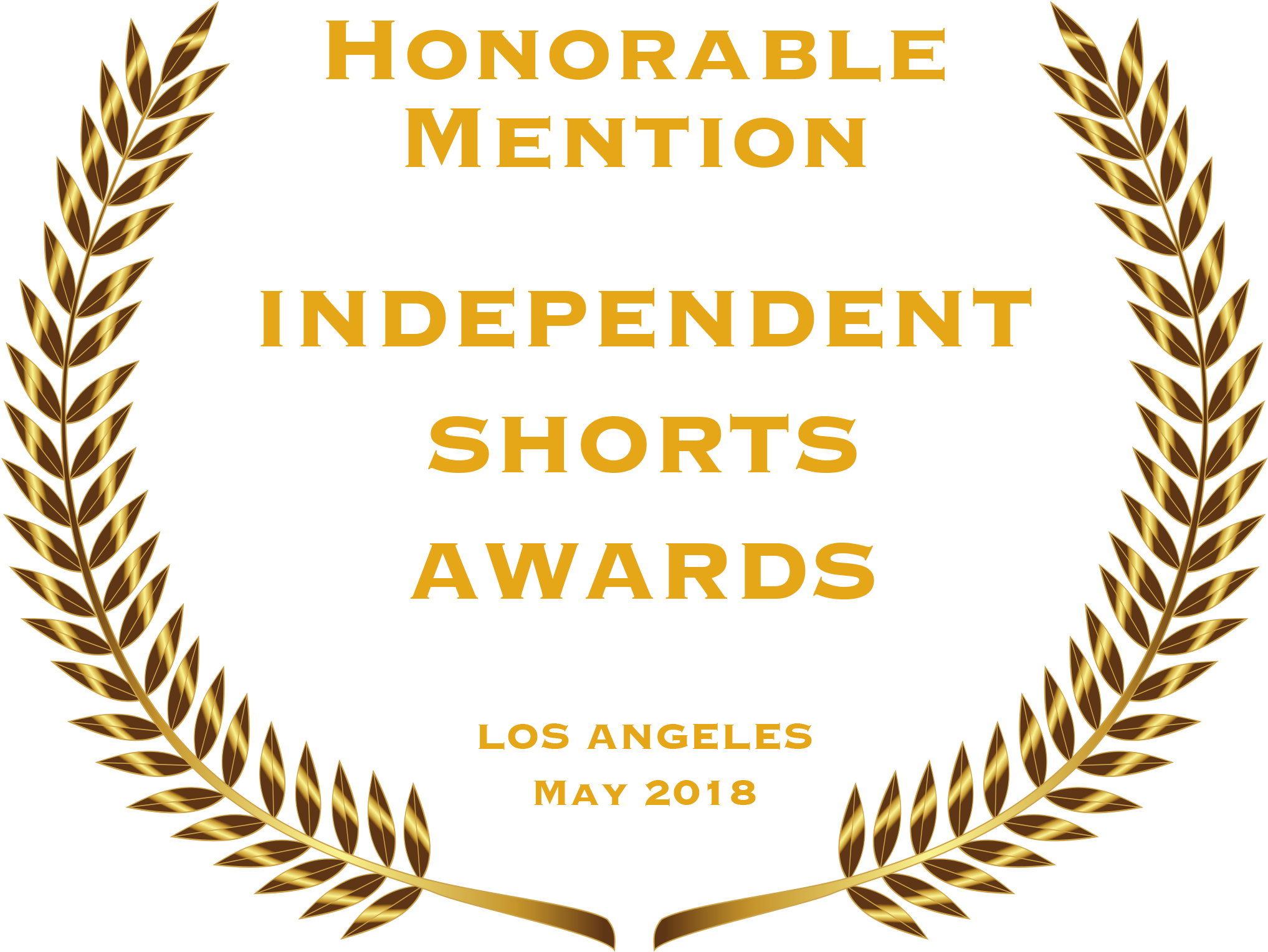 Independent Shorts Awards Laurel Wreath May2018