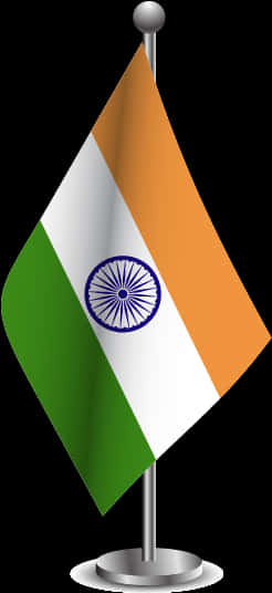 India Flag Desktop Display