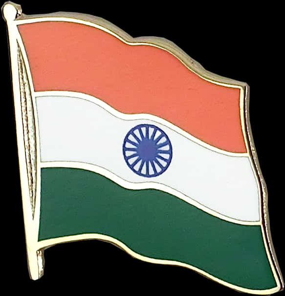 India Flag Lapel Pin