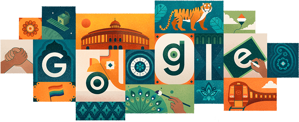 India Independence Day Google Doodle