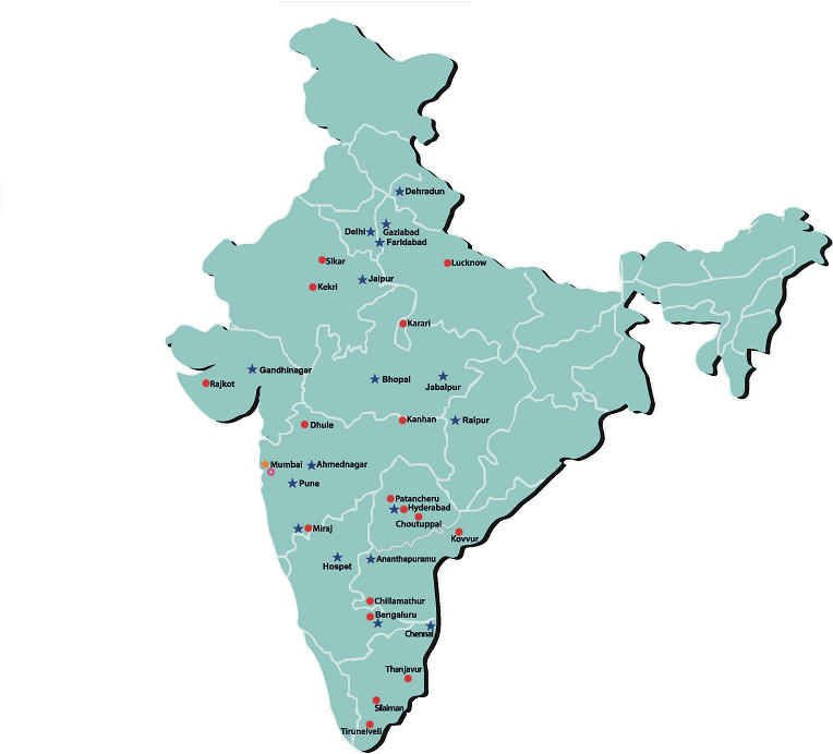 India Map Major Cities