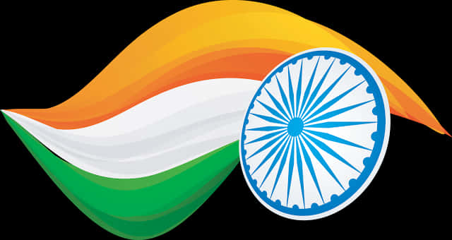 India National Flag Graphic