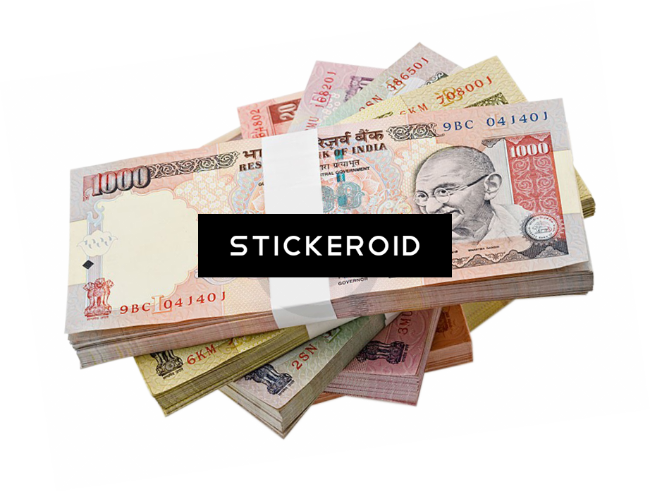 Indian Currency Bundles Watermark