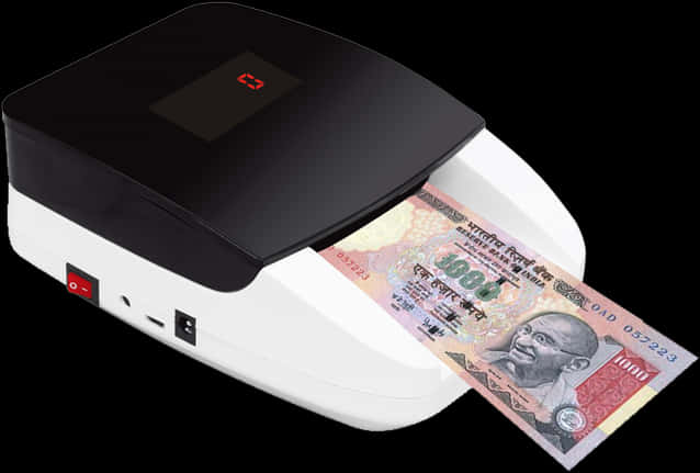 Indian Currency Detection Machinewith Note