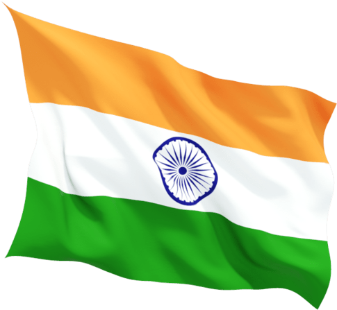Indian Flag Waving Republic Day