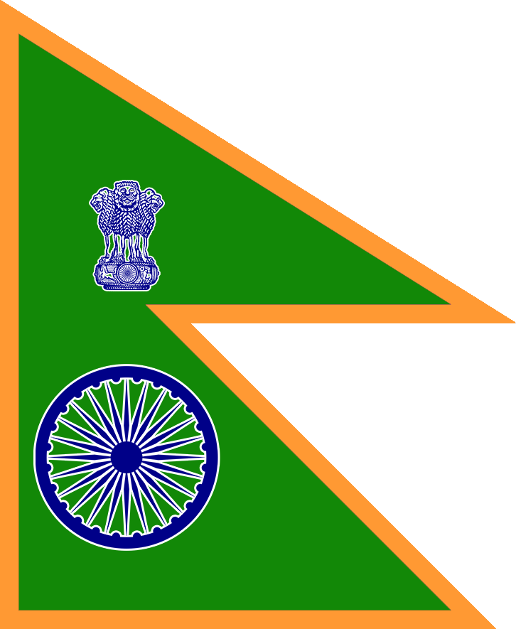 Indian Independence Day Flag Graphic